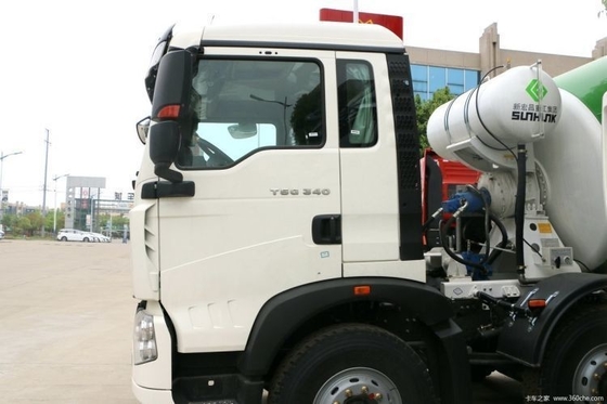 Магазины строительных материалов Использованный SinotruK HOWO T5G 340HP 8X4 7.37 Квадратный бетонный смеситель