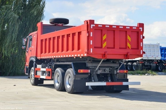 Подержанный национальный тяжелый грузовик HOWOV7 6X4 6м Дамп-грузовик ACC Cruise Control и гарантированный