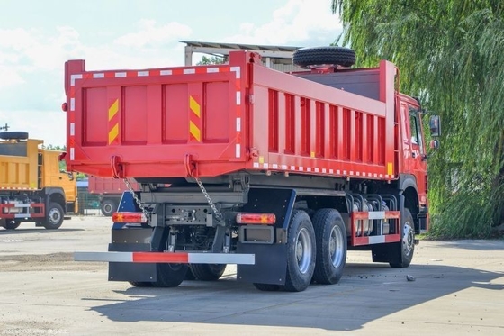 Подержанный национальный тяжелый грузовик HOWOV7 6X4 6м Дамп-грузовик ACC Cruise Control и гарантированный