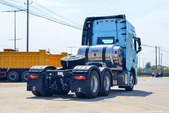 Shaanxi Qi Delong X6000 4*2 6*6 6*4 371 375 CNG LNG трактор с трансмиссией