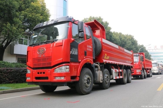 23 Горячая подержанная FAW Jiefang J6M 8X4 371 375hp Дамп-грузовик Ошиба Мотор 280 HP Автомобиль