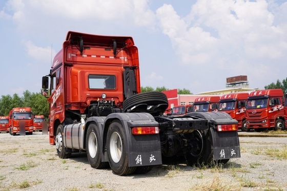 Циндао Jiefu JH6 460HP 6X4 AMT Автоматические тракторные грузовики с двумя номерами обратной смены