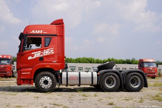 Циндао Jiefu JH6 460HP 6X4 AMT Автоматические тракторные грузовики с двумя номерами обратной смены