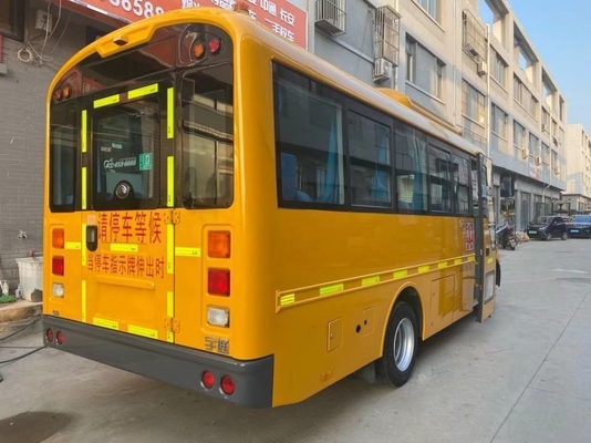 Школьный автобус Dongfeng для учеников начальных классов Подержанный дизельный двигатель Weichai двигатель