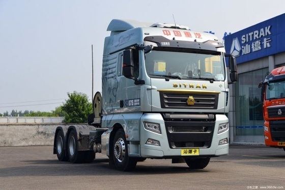 Использованный грузовик Тракторная головка Sinotruk SITRAK G7S 530 HP 6X4 LNG Автоматическая передача с медленной жидкостью