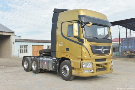 2 Обратная передача Dongfeng Tianlong KX 520hp 6X4 Тракторная головка грузовика для сегмента тяжелых грузовиков