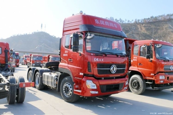 Ручная коробка передач Dongfeng Tianlong 420 HP 6X4 тракторы для вашего бизнеса