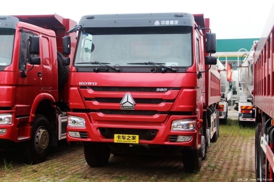 Sinotruk HOWO Тяжелый грузовик 380 л.с. 8х4 7,8 м Дампы с воздушной подвеской и сиденьем водителя