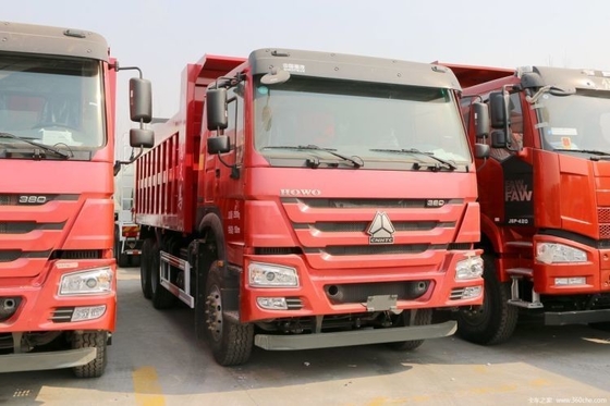Sinotruk HOWO Тяжелый грузовик 380 л.с. 6х4 6 метровые самосвалы с правом рулем