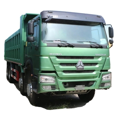 Правое управление 23 Sinotruk HOWO-7 375hp 8X4 7.6m Дамповые грузовики для горячих бутиков подержанных автомобилей
