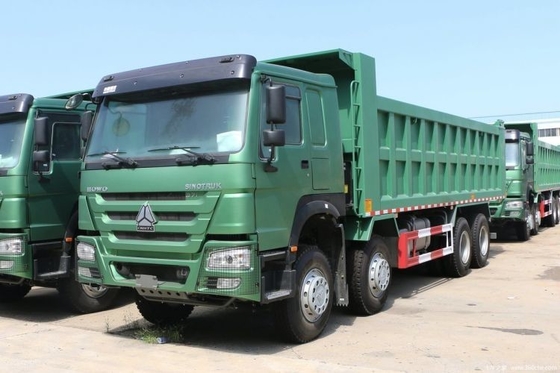 Правое управление 23 Sinotruk HOWO-7 375hp 8X4 7.6m Дамповые грузовики для горячих бутиков подержанных автомобилей