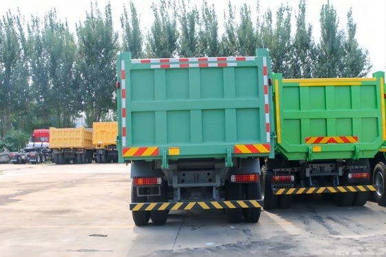 Правое управление 23 Sinotruk HOWO-7 375hp 8X4 7.6m Дамповые грузовики для горячих бутиков подержанных автомобилей