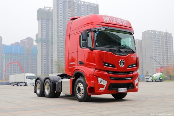 Shaanxi Auto X6000 560HP 6X4 Автоматическая тяговая головка грузовика с емкостью топливного бака ≥ 600 л