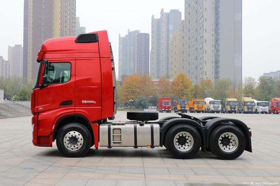 Shaanxi Auto X6000 560HP 6X4 Автоматическая тяговая головка грузовика с емкостью топливного бака ≥ 600 л