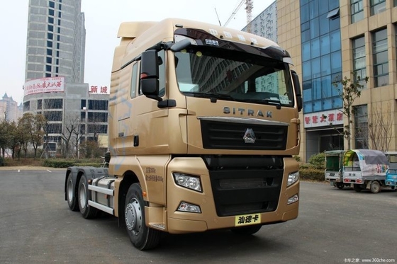 Максимальный крутящий момент 2000-2500 Нм SinoTRUK SITRAK C7H Тяжелый грузовик 540 л.с. 6x2R Тракторы